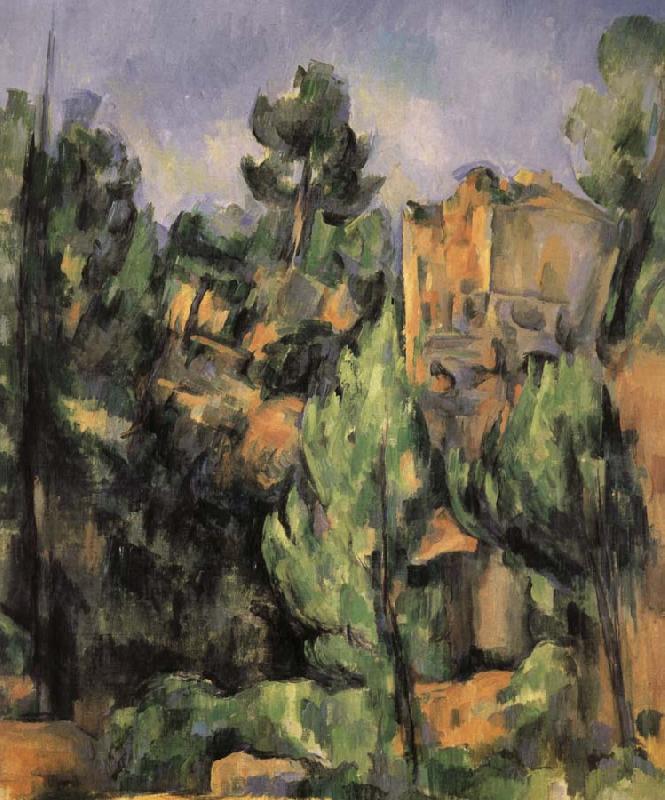 Paul Cezanne landscape rocks 3